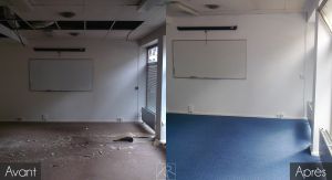 Remise en état d’un bureau